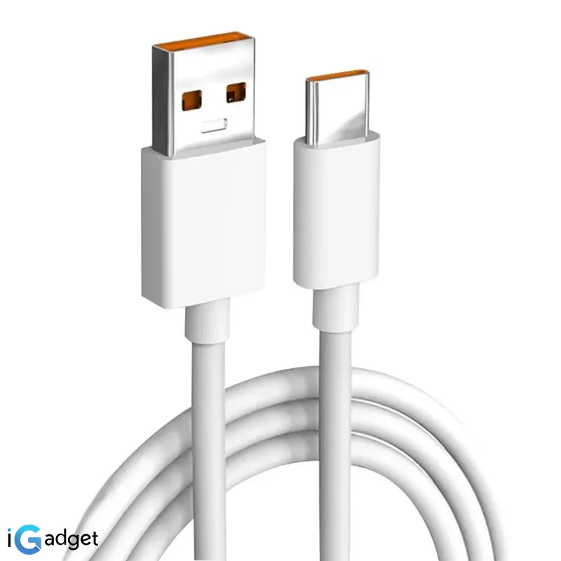کابل تبدیل USB به USB-C سمگپرس مدل mi Turbo Charger کابل تبدیل USB به USB-C سمگپرس مدل mi Turbo Charger