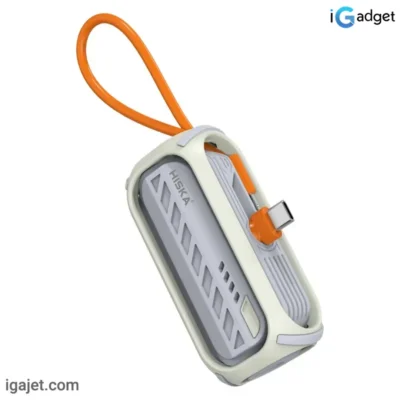 پاوربانک هیسکا مدل HP-130PD ظرفیت ۵۰۰۰ میلی آمپر ساعت