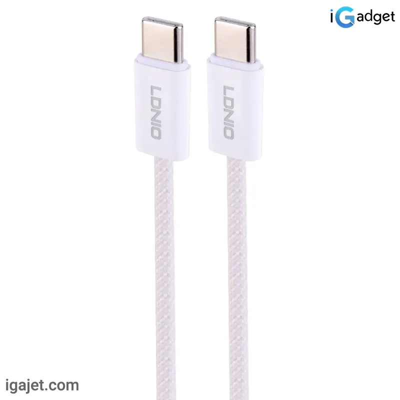 کابل تبدیل USB-C به USB-C الدینیو مدل LC901C طول 1 متر