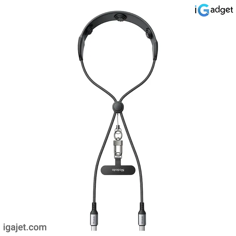کابل شارژ USB-C و ماساژور گردن مک دودو NEXUS CA-6580 - طول ۱.۴ متر