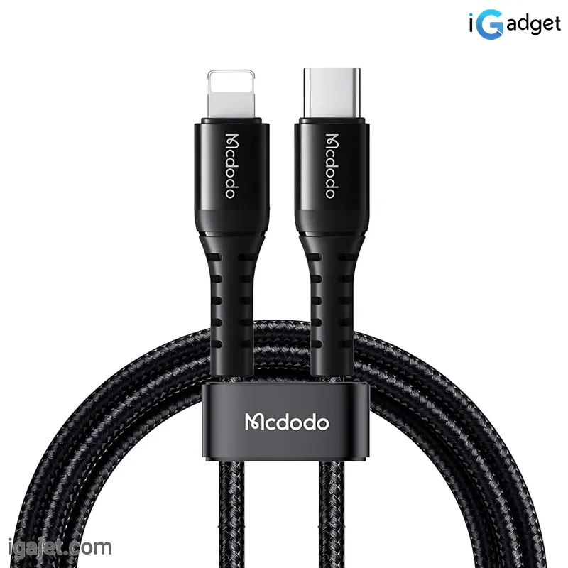 کابل تبدیل USB-C به لایتنینگ مک دودو مدل CA-563 طول 0.2 متر