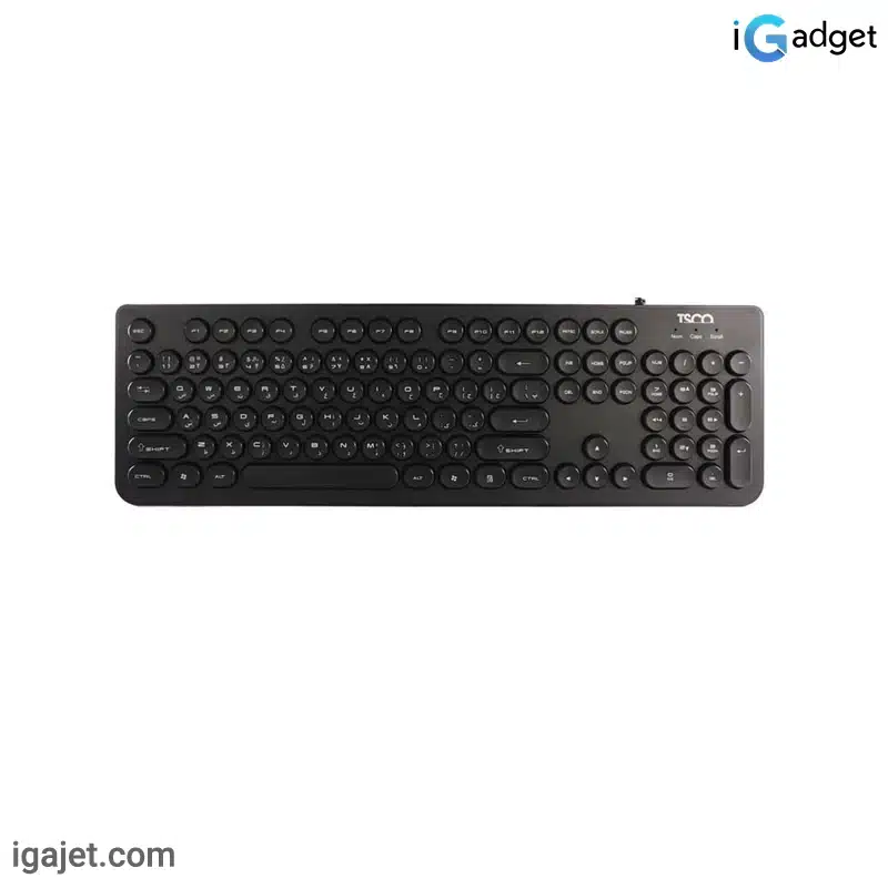 کیبورد تسکو مدل TK 8013 با حروف فارسی کیبورد تسکو مدل TK 8013 با حروف فارسی