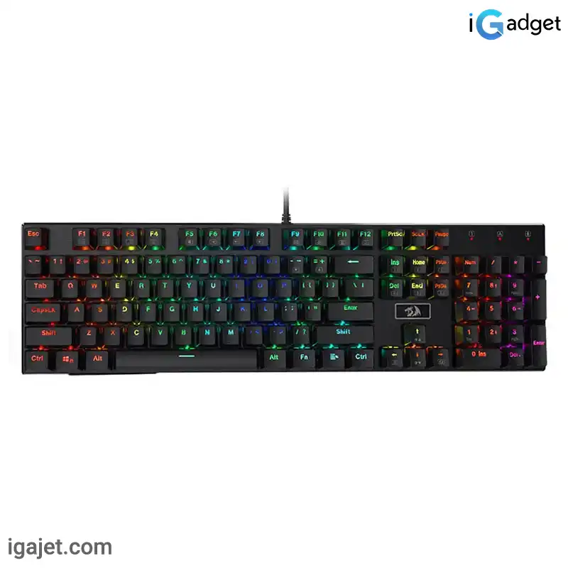 کیبورد مکانیکال گیمینگ ردراگون Devarajas K556 RGB Brown Switch کیبورد مکانیکال گیمینگ ردراگون Devarajas K556 RGB Brown Switch