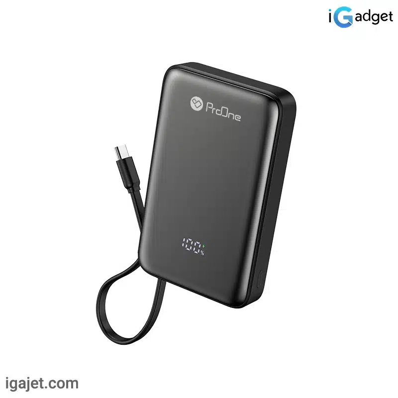پاوربانک بی سیم مگ سیف پرووان مدل POWER CORE PPB5123 ظرفیت 10000 میلی آمپر ساعت