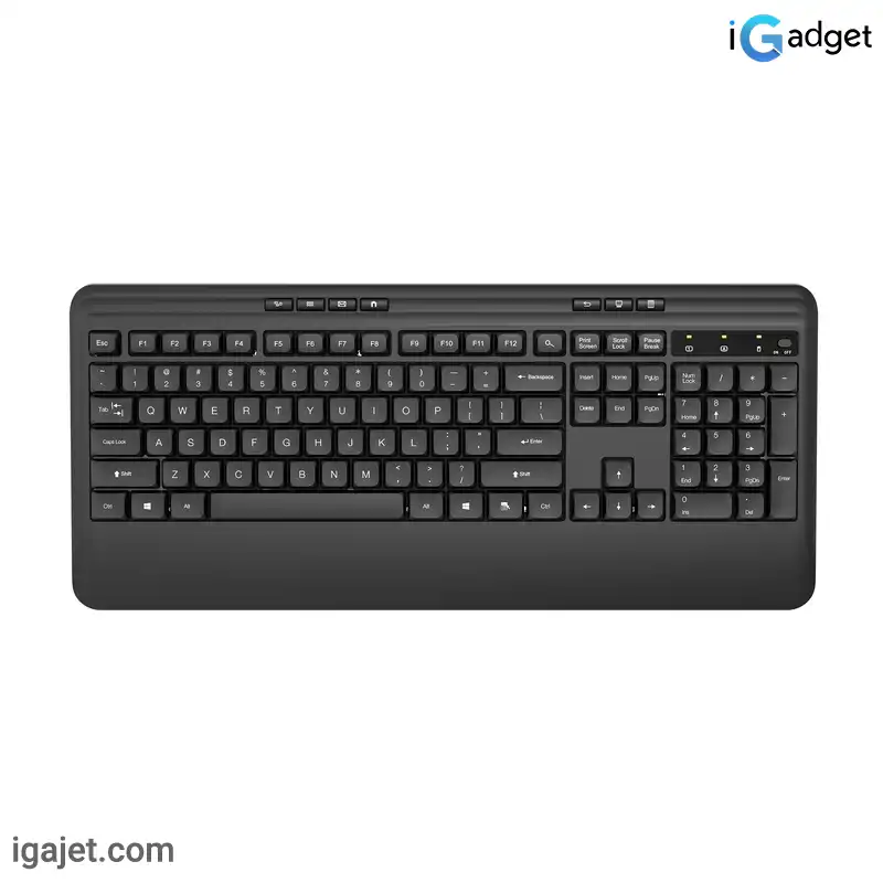 کیبورد بی سیم هیسکا مدل HX-KE210 hiska Keyboard HX-KE210