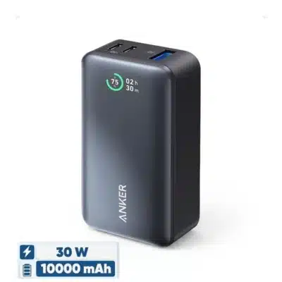 پاوربانک 30 وات انکر مدل 533 PowerCore A1256 ظرفیت 10000 میلی آمپر ساعت