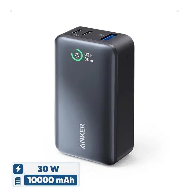 پاوربانک 30 وات انکر مدل 533 PowerCore A1256 ظرفیت 10000 میلی آمپر ساعت