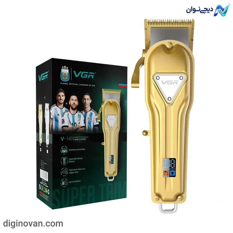 ماشین اصلاح موی سر و صورت وی جی آر مدل V-140 ماشین اصلاح وی جی آر مدل VGR V-140